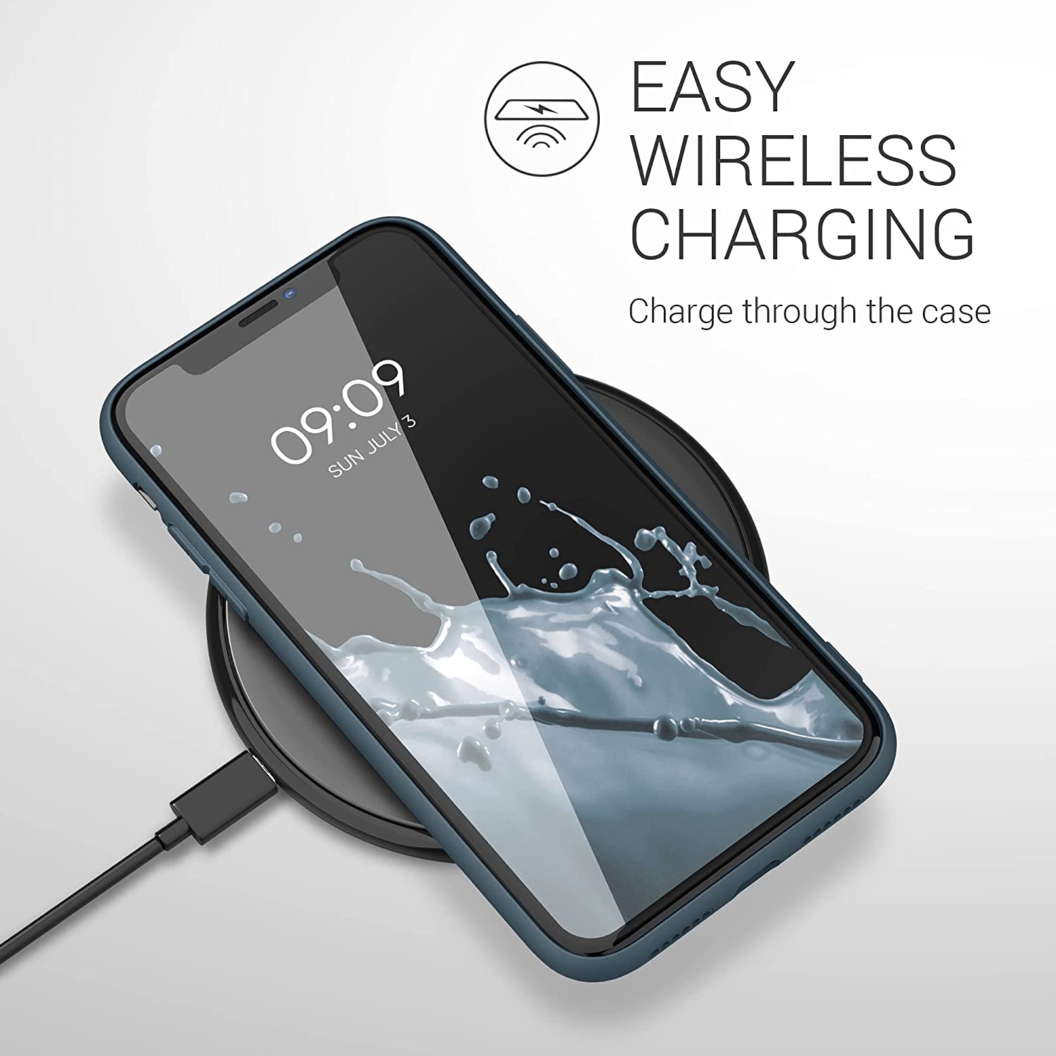 KW iPhone 11 Θήκη Σιλικόνης TPU - Slate Grey - 49787.202