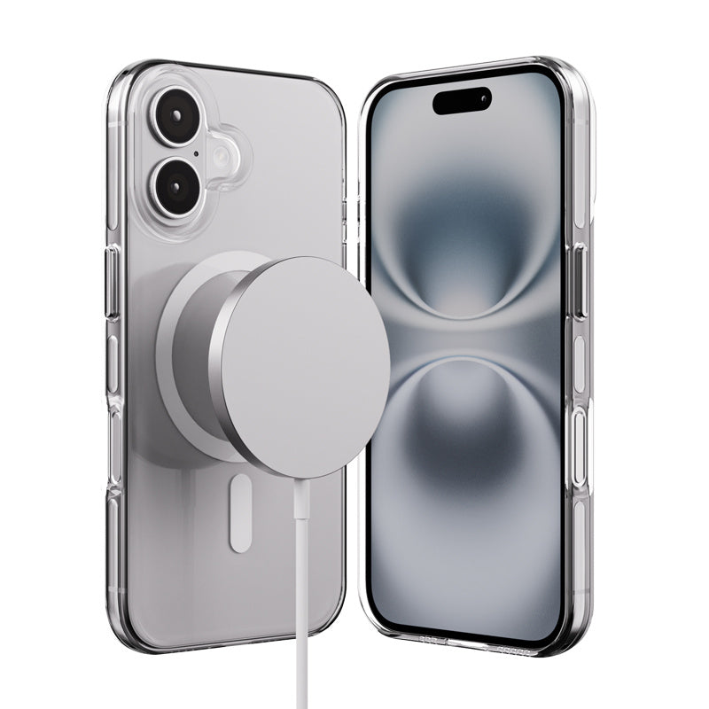 Crong iPhone 16 Clear Mag Pro - Σκληρή Θήκη με MagSafe - Clear