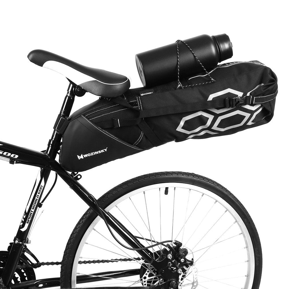 Wozinsky Bike Saddle Bag - Τσάντα Αποθήκευσης για Σέλα Ποδηλάτων 12L - Black - WBB9BK