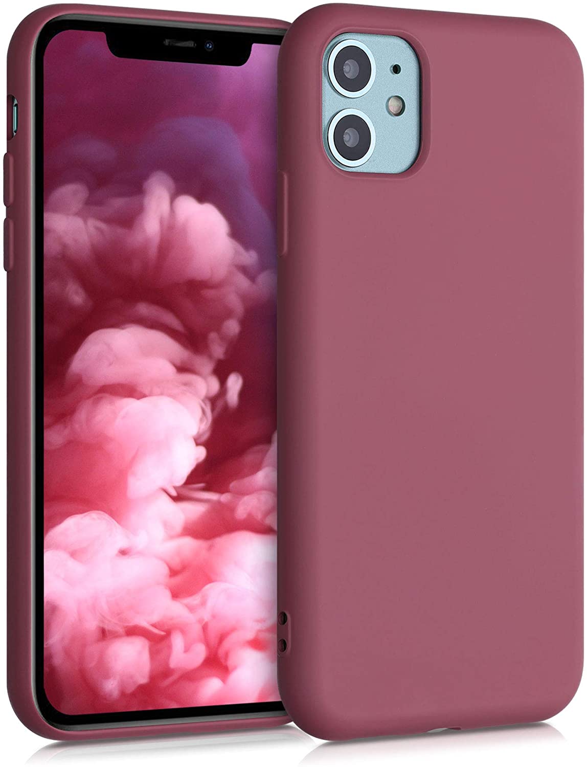 KW iPhone 11 Θήκη Σιλικόνης Rubberized TPU - Deep Rusty Rose - 50791.167