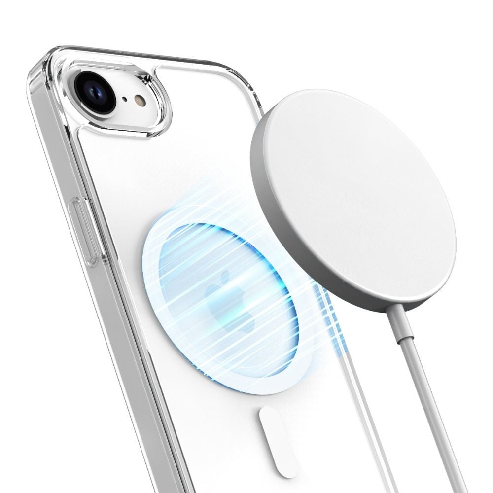 Araree iPhone 16e Duple M Σκληρή Θήκη με Πλαίσιο Σιλικόνης και MagSafe - Διάφανη