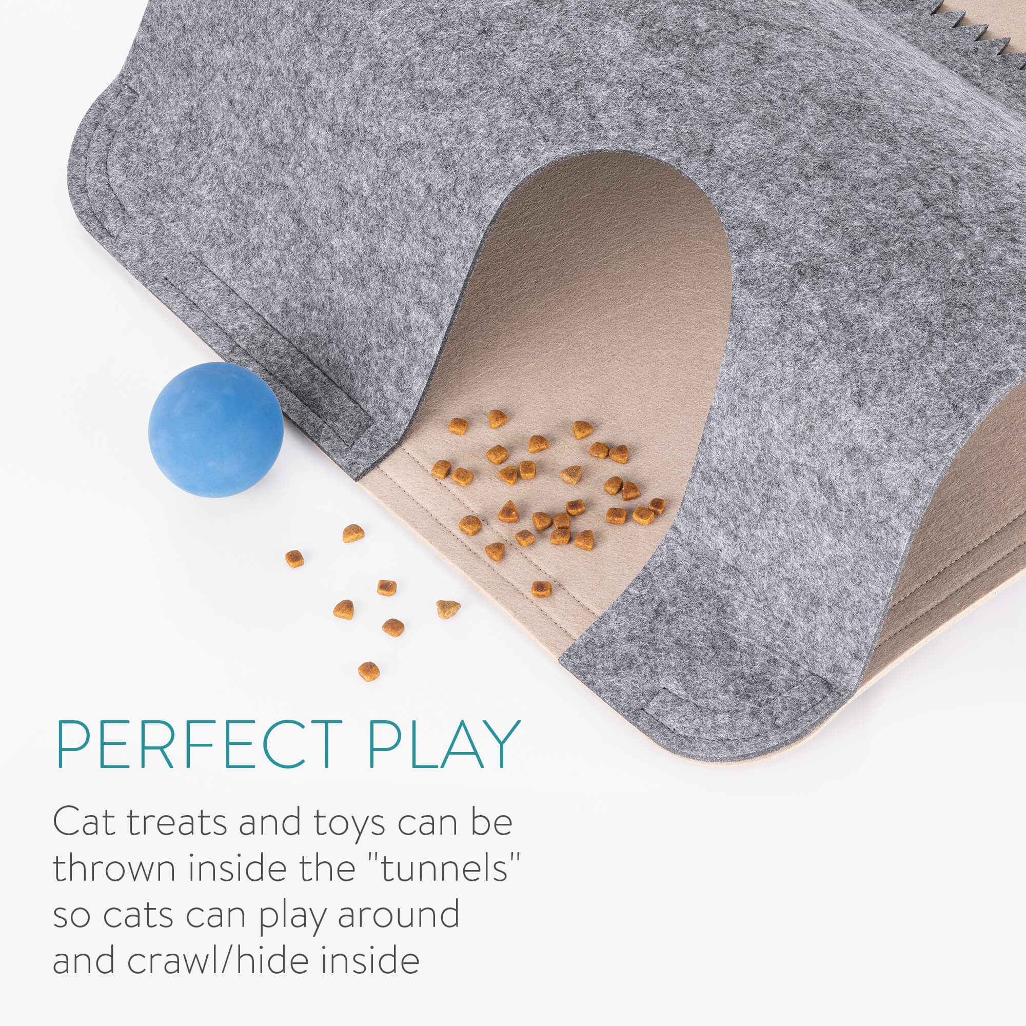 Navaris Σετ με 2 Xαλάκια Παιχνιδιού για Γάτες - Grey - Orange - 56508.01