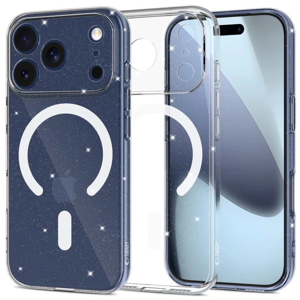Tech-Protect iPhone 17 Pro Max Flexair Θήκη Σιλικόνης TPU με MagSafe - Glitter
