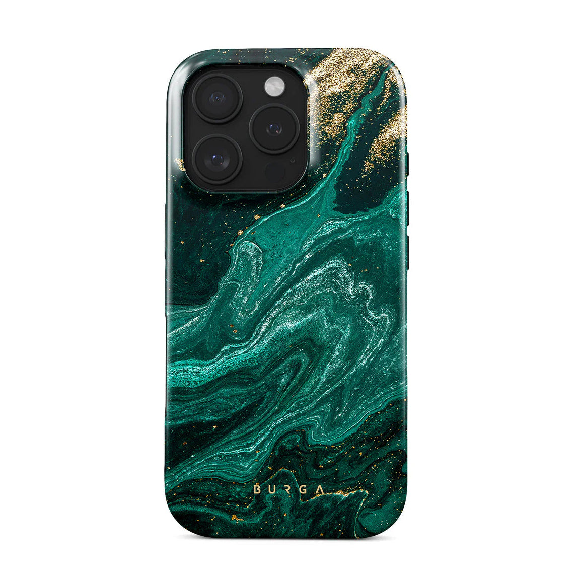 Burga iPhone 16 Pro Fashion Tough MagSafe Σκληρή Θήκη με MagSafe - Emerald Pool