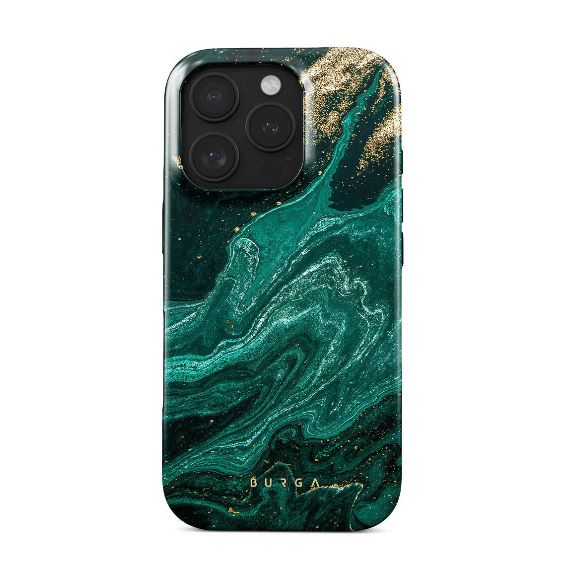 Burga iPhone 16 Pro Fashion Tough MagSafe Σκληρή Θήκη με MagSafe - Emerald Pool