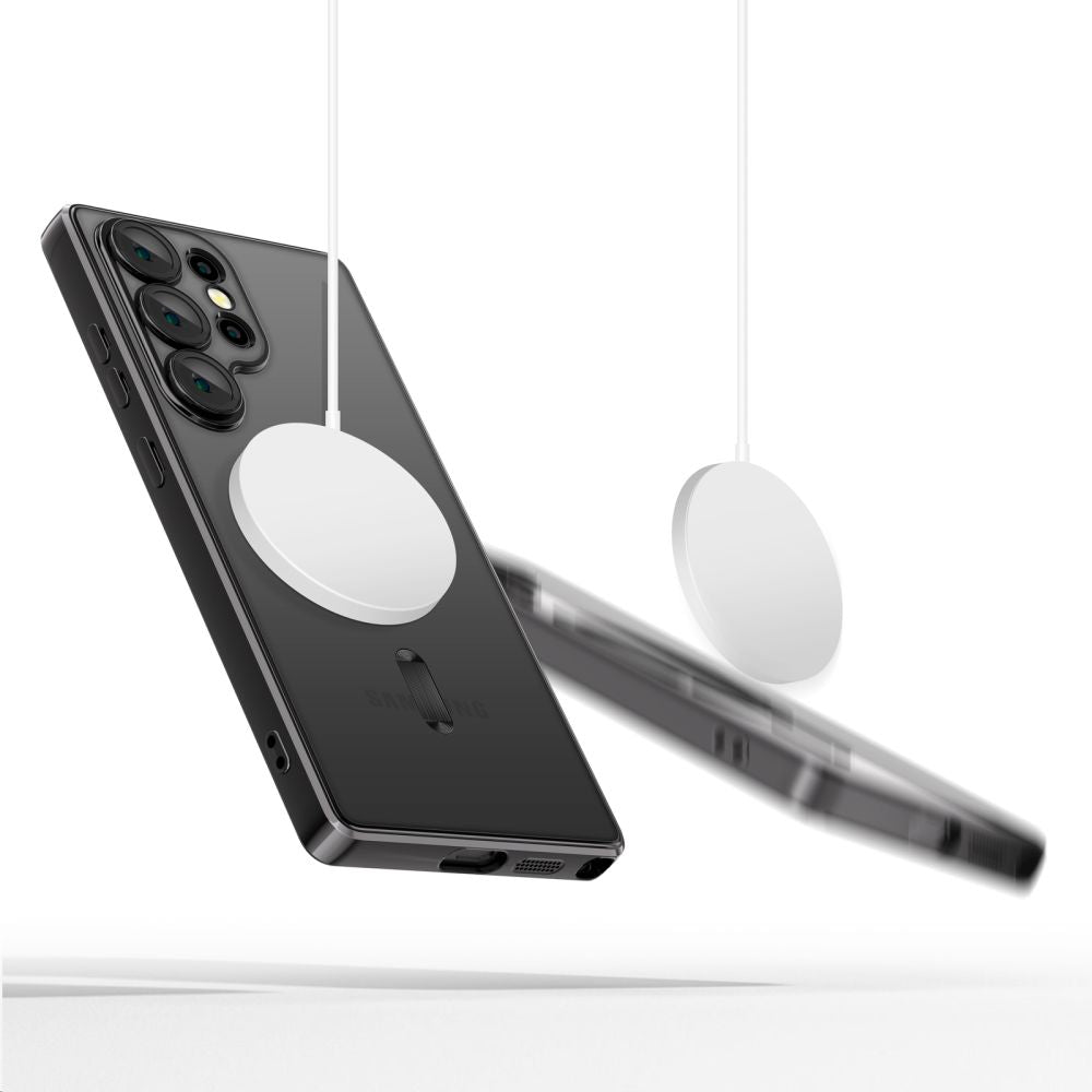 Tech-Protect Samsung Galaxy S25 Ultra MagFlex Θήκη Σιλικόνης TPU με MagSafe - Shiny Black