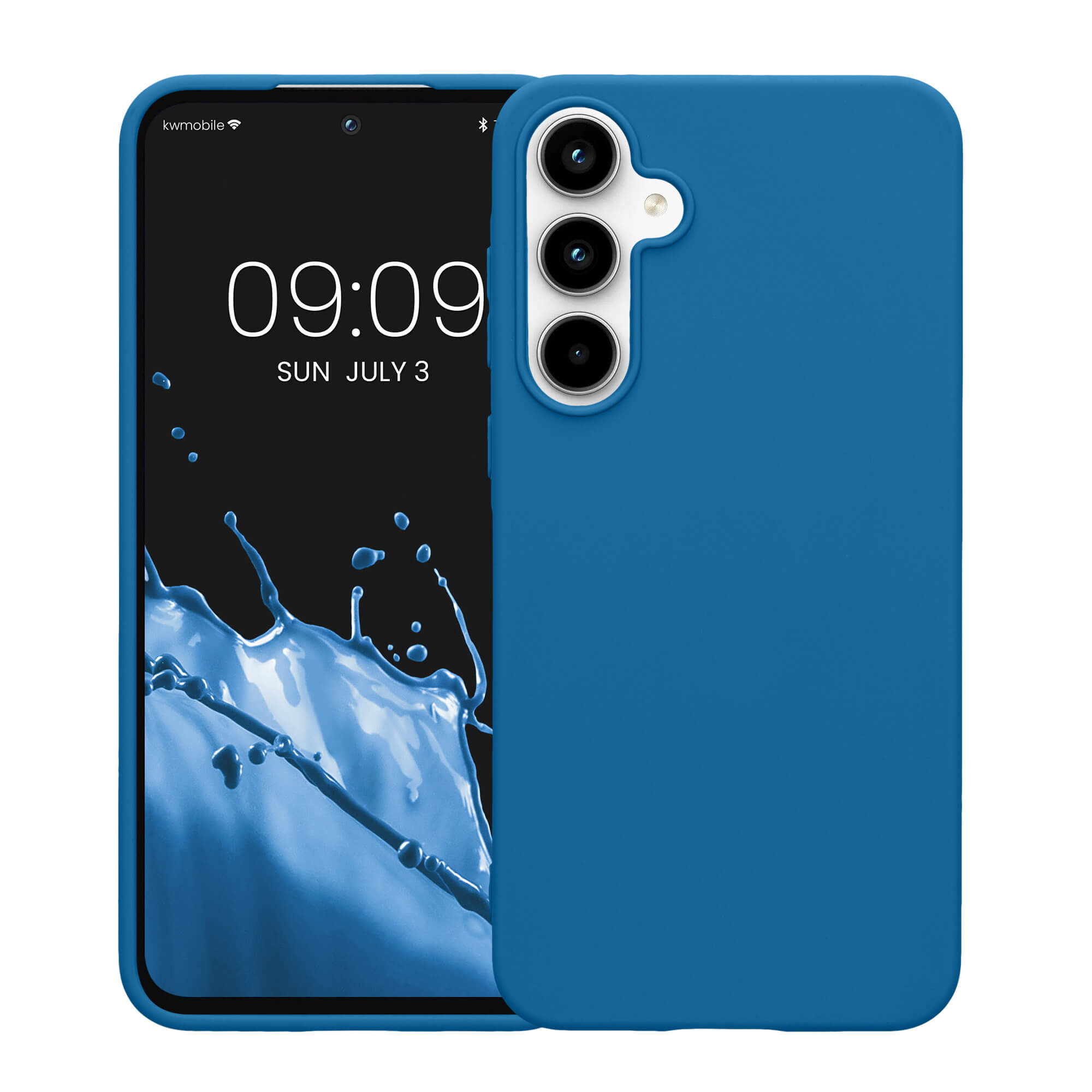 KW Samsung Galaxy A55 5G Λεπτή Θήκη Σιλικόνης TPU - Blue Reef