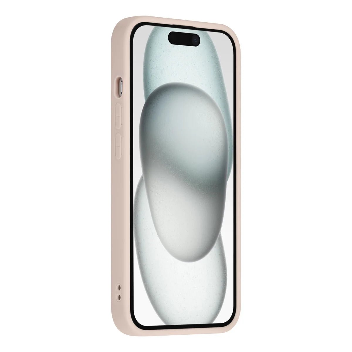 Tuniq iPhone 15 - MagSafe Σκληρή Θήκη με Πλαίσιο Σιλικόνης - Ροζ / Διάφανη