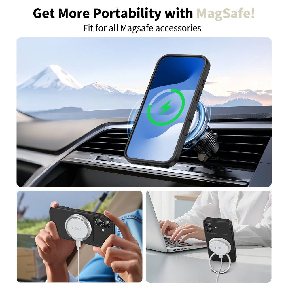 Tech-Protect iPhone 17 Silicone MagSafe - Θήκη Σιλικόνης TPU - Black