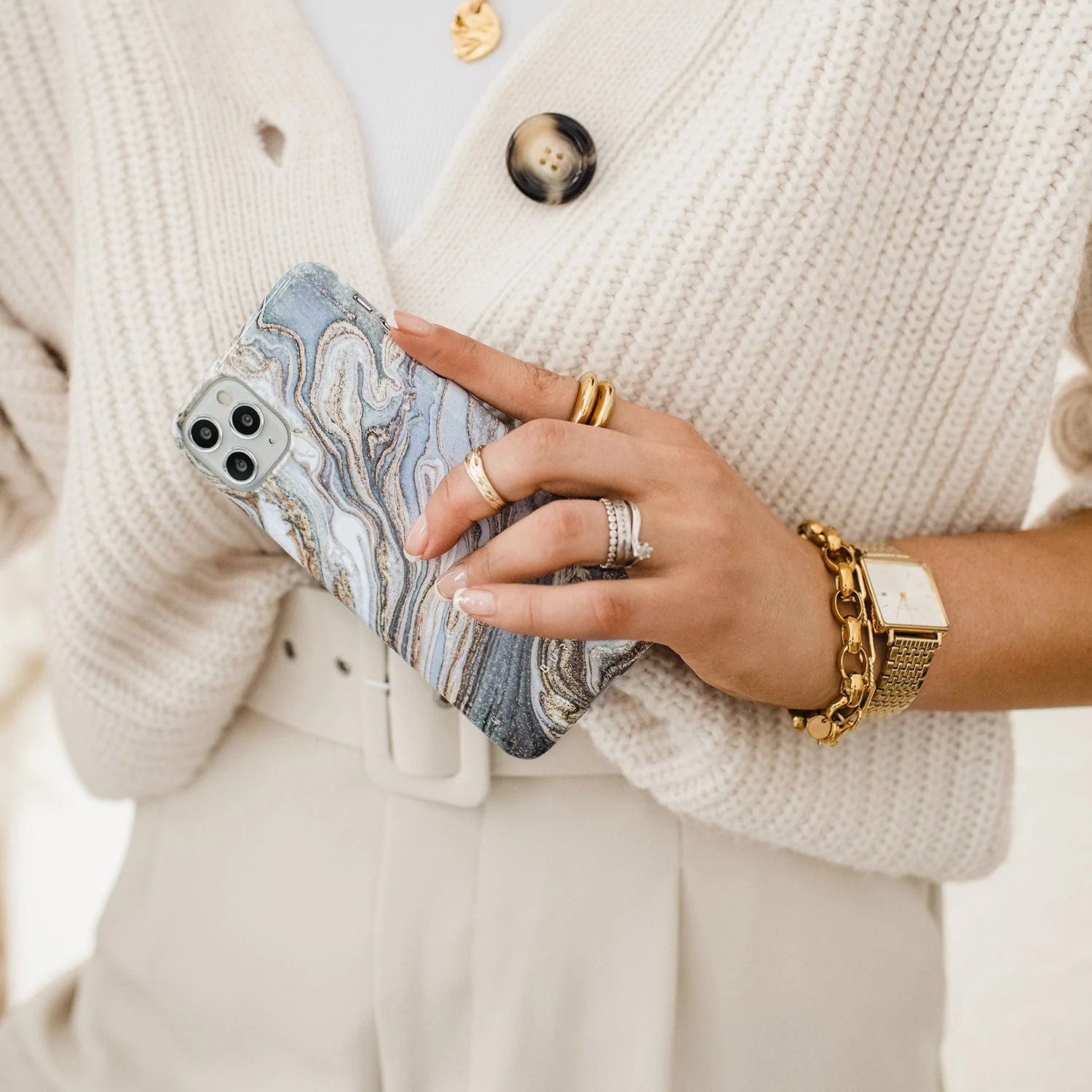 Burga iPhone 14 Pro Fashion Tough Σκληρή Θήκη - Gentle Wind