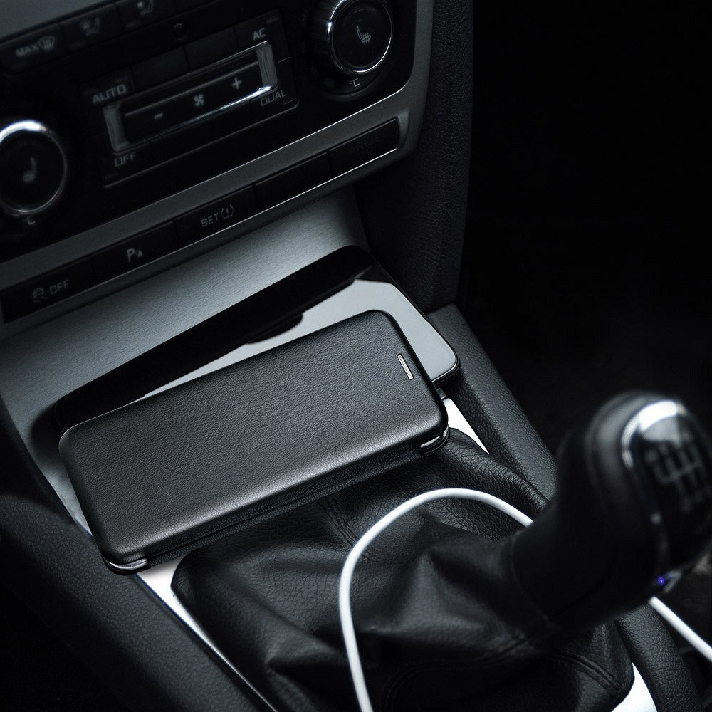 Forcell iPhone 13 Pro Max Elegance Θήκη Βιβλίο Stand - Black