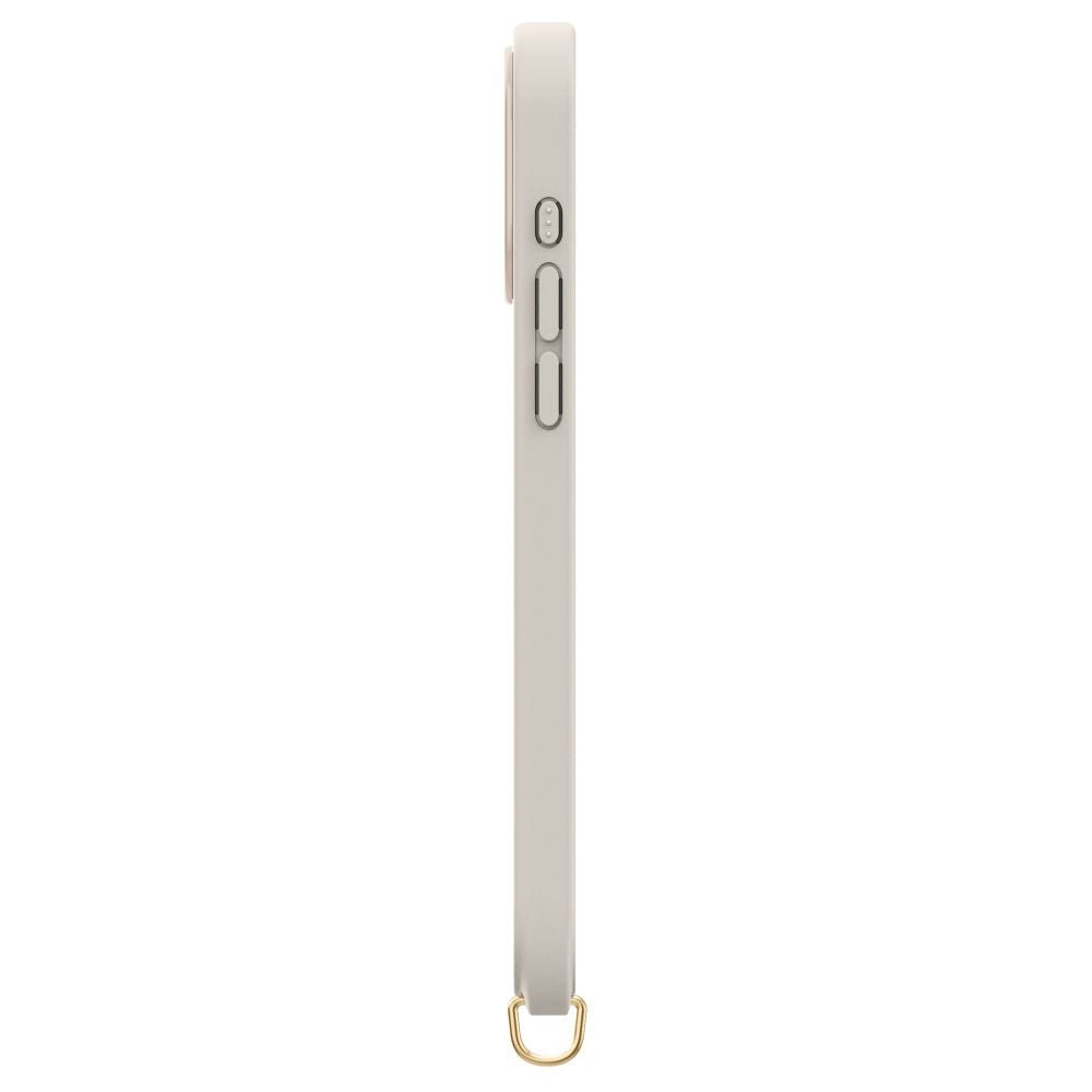 Spigen Cyrill iPhone 15 Pro Classic Charm Mag Σκληρή Θήκη MagSafe με Πλαίσιο Σιλικόνης και Λουράκι - Cream