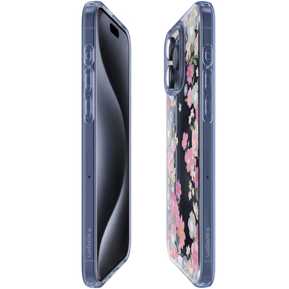 Spigen iPhone 15 Pro Liquid Crystal Θήκη Σιλικόνης - Blossom