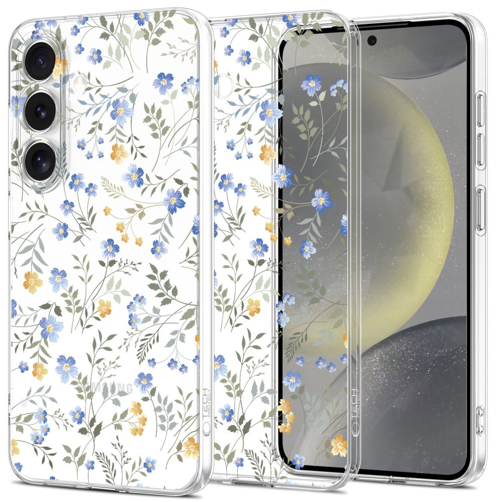 Tech-Protect Samsung Galaxy S25 Flexair Θήκη Σιλικόνης - Spring Flowers