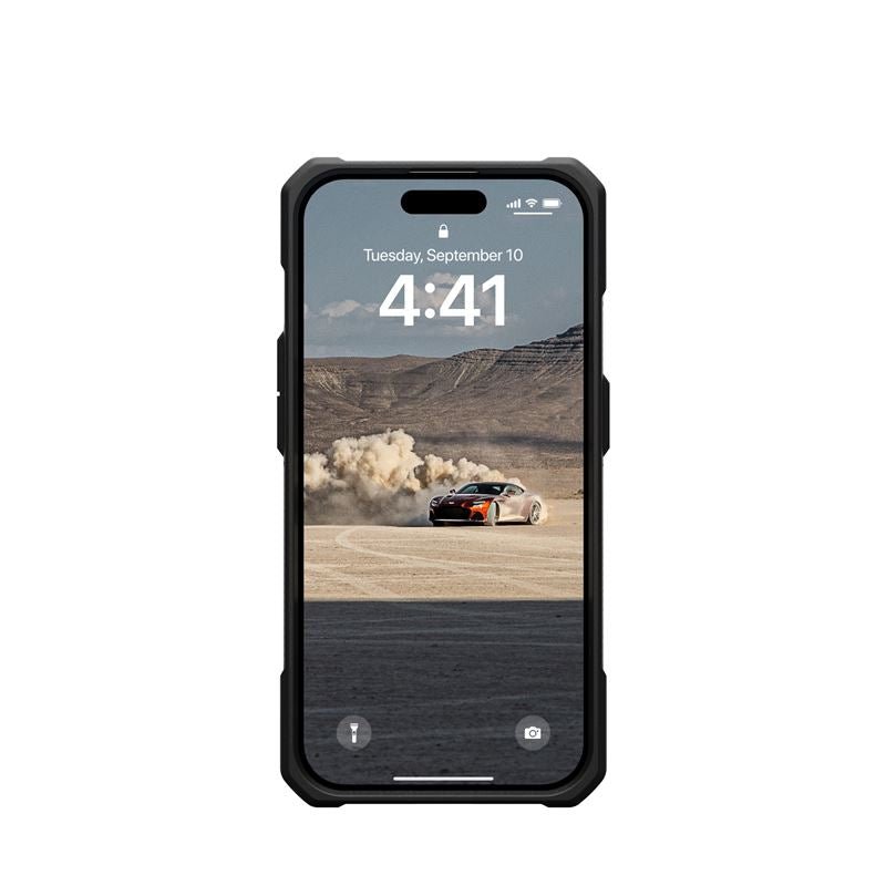 UAG iPhone 15 Pro Monarch Kevlar Series Σκληρή Θήκη - Kevlar Element Green