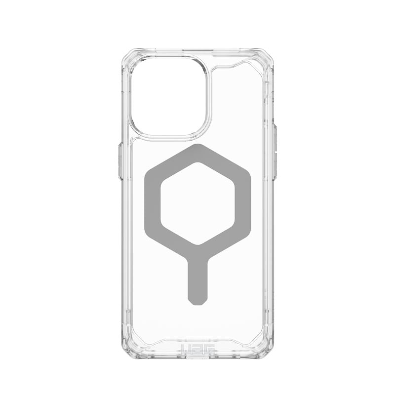 UAG iPhone 15 Pro Max Plyo Series Θήκη Υψηλής Προστασίας με MagSafe - Ice / Silver - Διάφανη