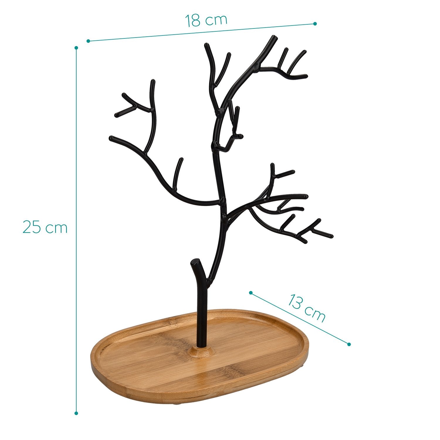 Navaris Stand Κοσμημάτων από Μέταλλο και Ξύλο - Design Tree - 45615.01