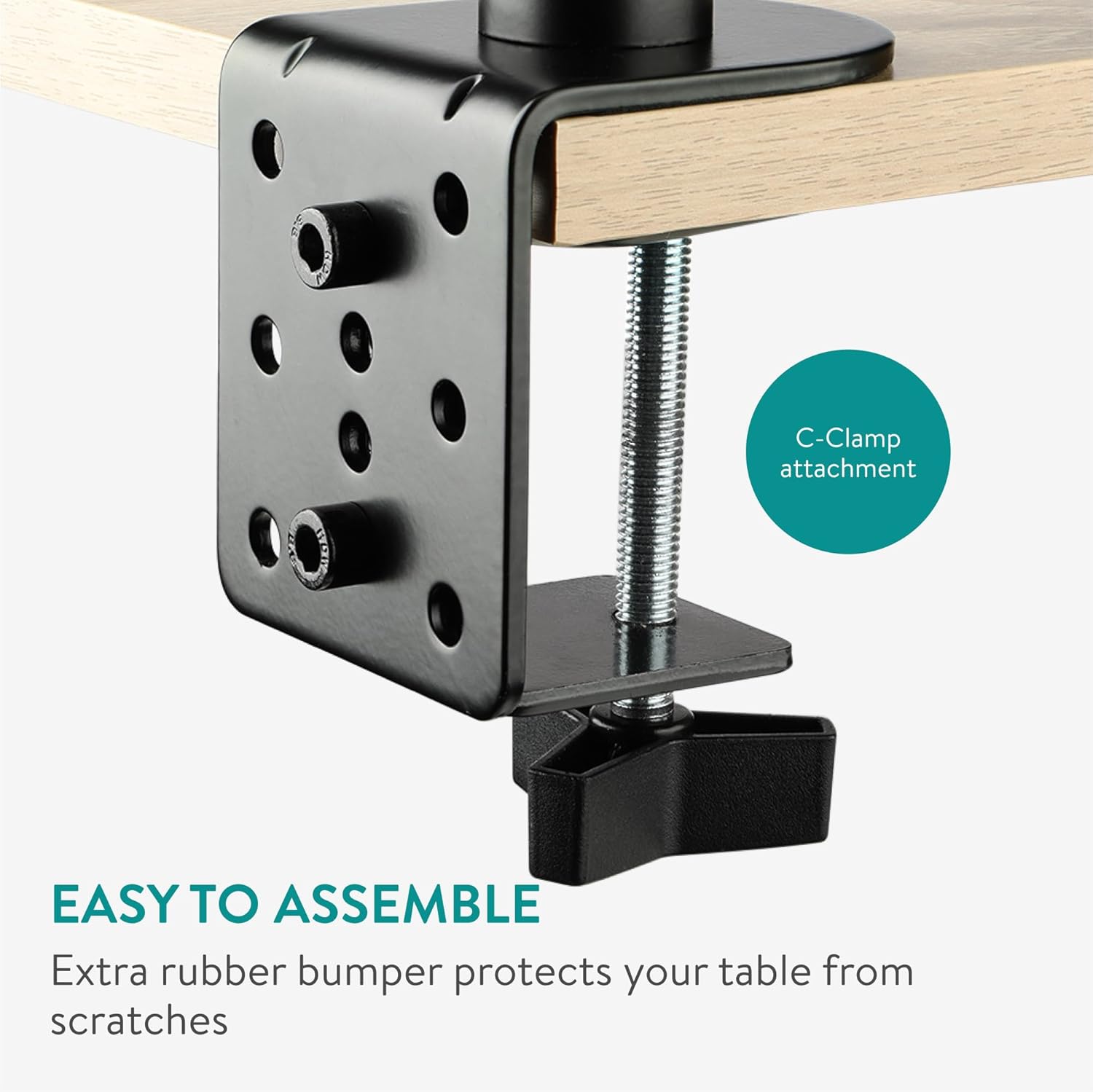 Navaris Βάση Στήριξης Βιβλίων και Τάμπλετ με Ρυθμιζόμενο Βραχίονα - Acacia Brown