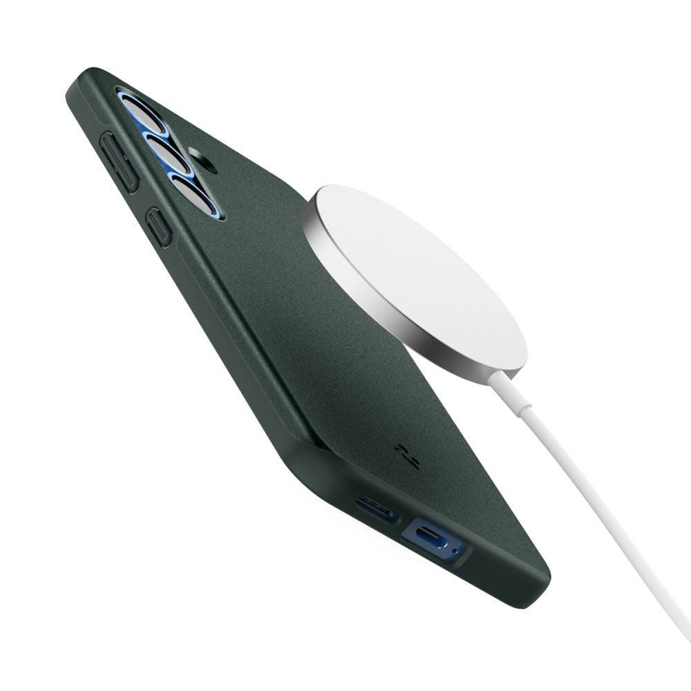 Spigen Samsung Galaxy S25 Thin Fit Mag Θήκη με MagSafe - Abyss Green
