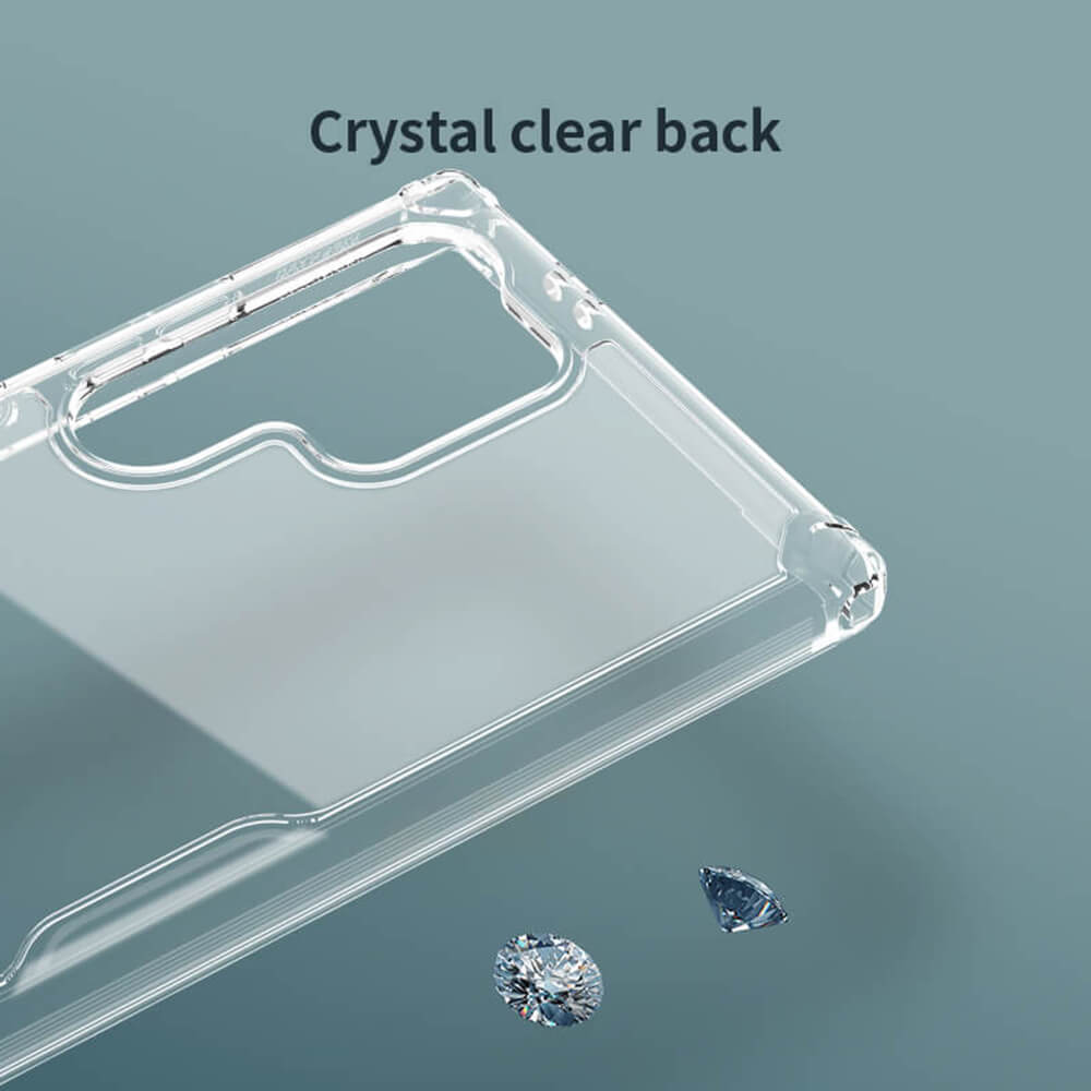 Nillkin Samsung Galaxy S24 Ultra Nature - Σκληρή Θήκη με Πλαίσιο Σιλικόνης - Διάφανη