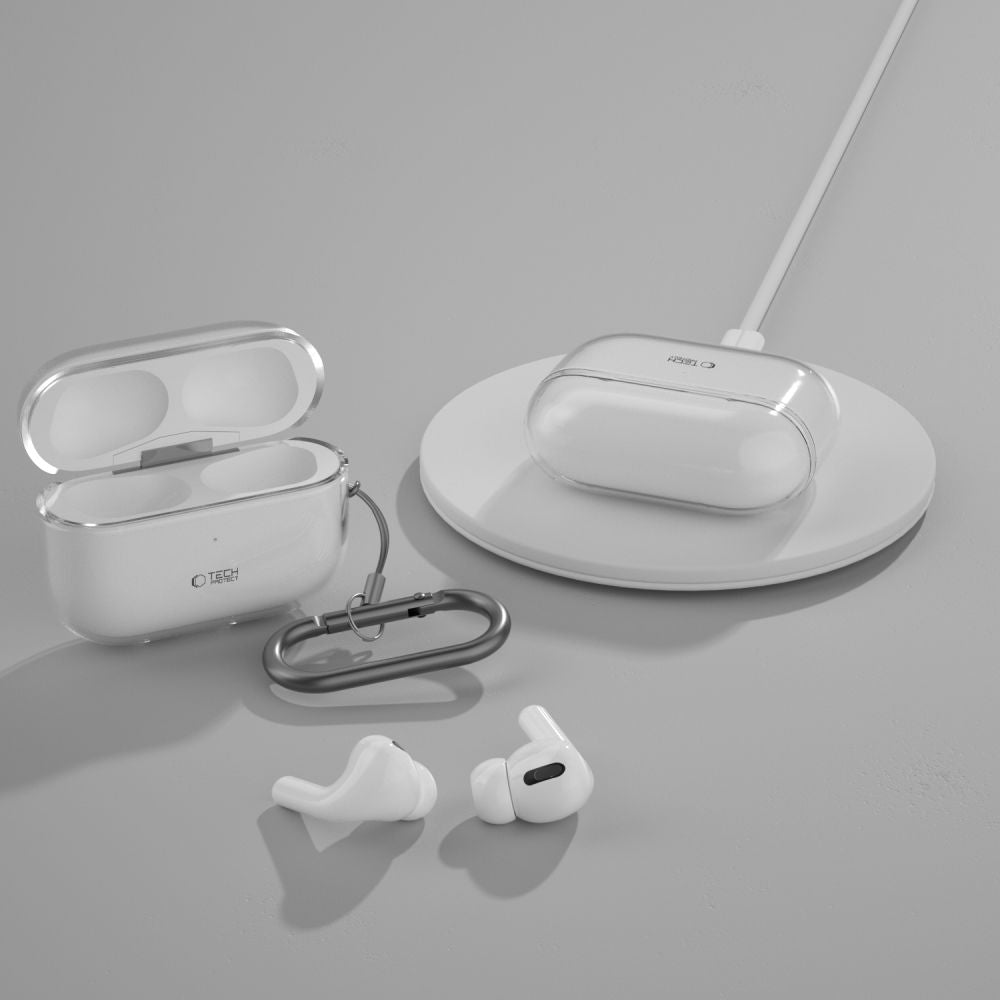 Tech-Protect AirPods Pro 1 / 2 Θήκη Σιλικόνης - Flexair- Διάφανη