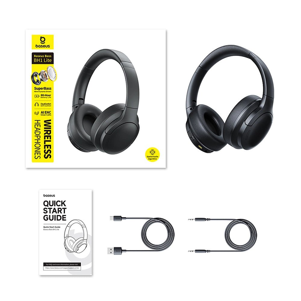 Baseus Ασύρματα Ακουστικά Bluetooth 6.0 - BH1 Lite - Black