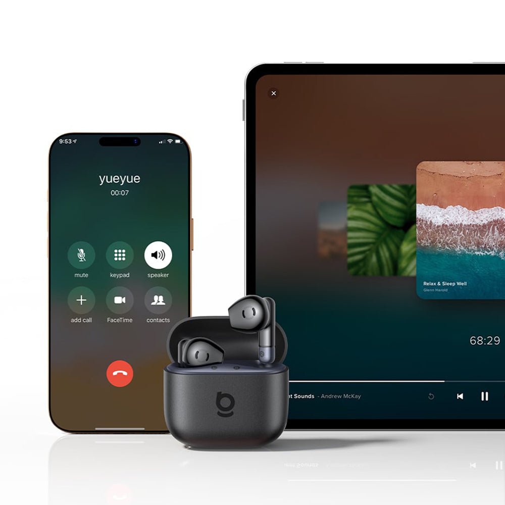 Baseus Ασύρματα ακουστικά για Κλήσεις / Μουσική Bluetooth 6.0 - Bass BS2 Lite - Black