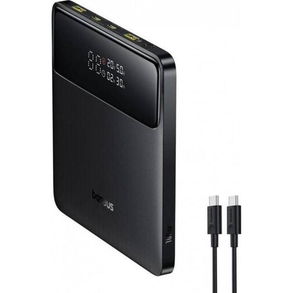 Baseus Power Bank 20000mAh 100W με 2 Θύρες USB / 2 Θύρες Type - C και Καλώδιο Type - C - Blade H1 Lite - Black