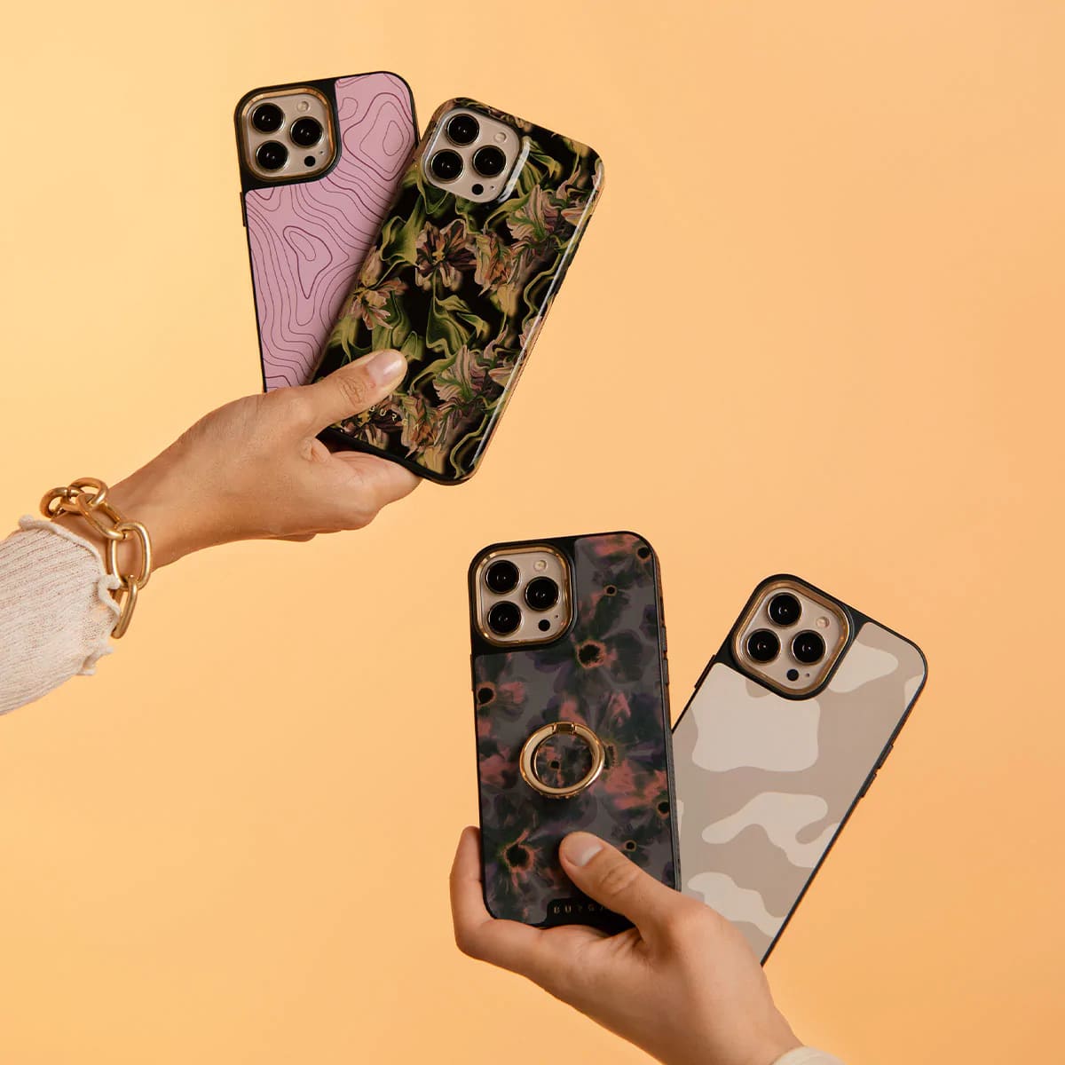 Burga iPhone 13 Pro Fashion Tough Σκληρή Θήκη - Subtropical