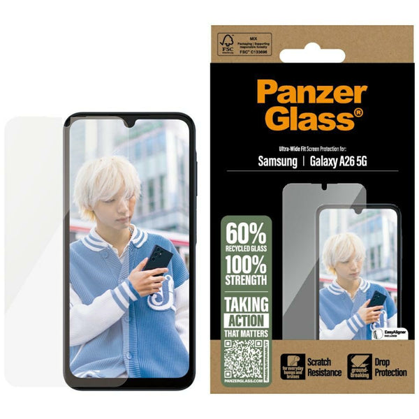 PanzerGlass Samsung Galaxy A26 5G - Ultra-Wide Fit Αντιχαρακτικό Γυαλί Οθόνης με Κιτ Τοποθέτησης - Black