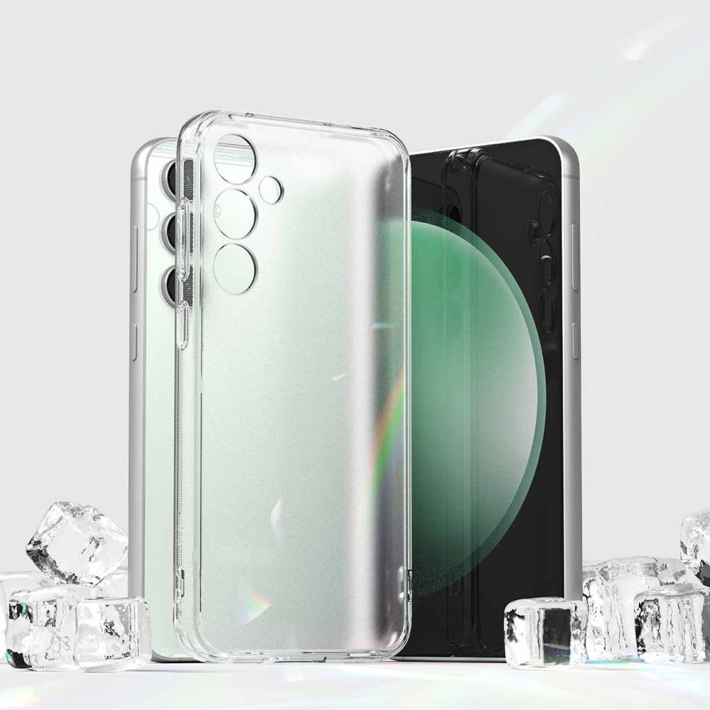 Ringke Samsung Galaxy S23 FE Fusion Σκληρή Θήκη με Πλαίσιο Σιλικόνης - Ματ Διάφανη