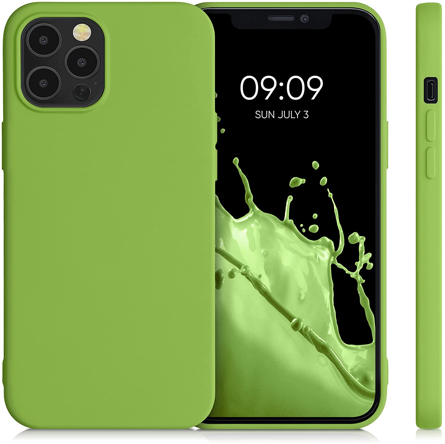 KW iPhone 12 Pro Max Θήκη Σιλικόνης Rubberized TPU - Green Pepper - 52714.220