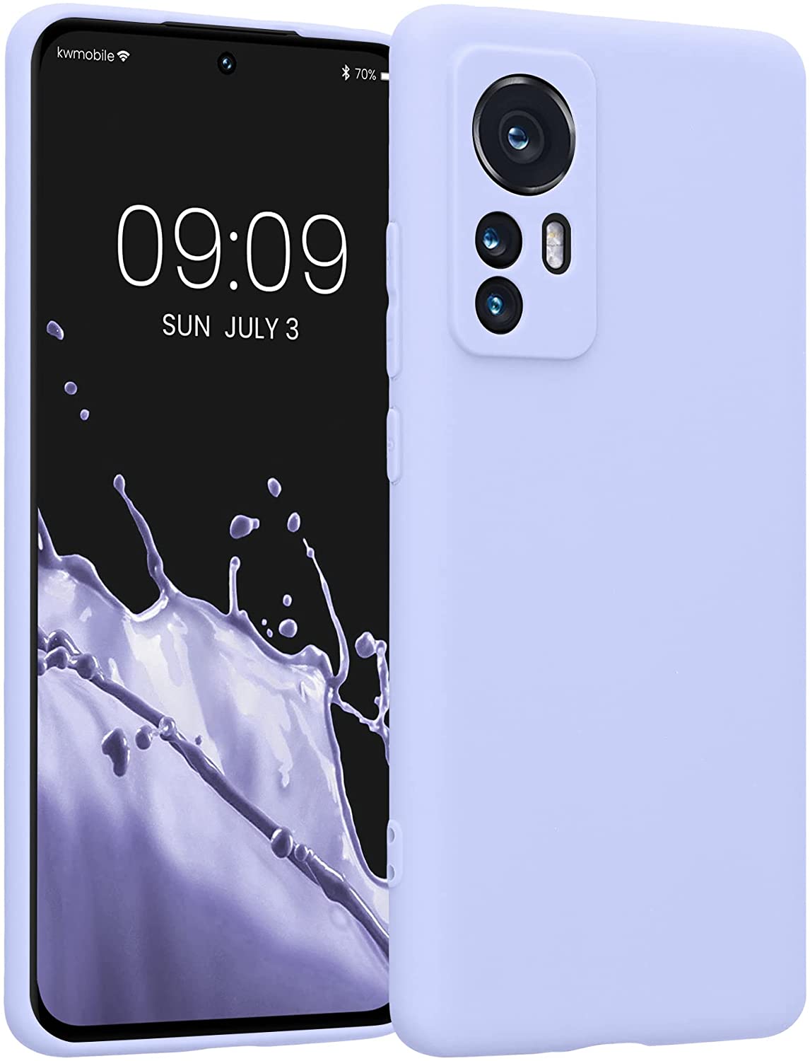 KW Xiaomi Xiaomi 12 / 12X Θήκη Σιλικόνης TPU - Light Lavender - 57124.139