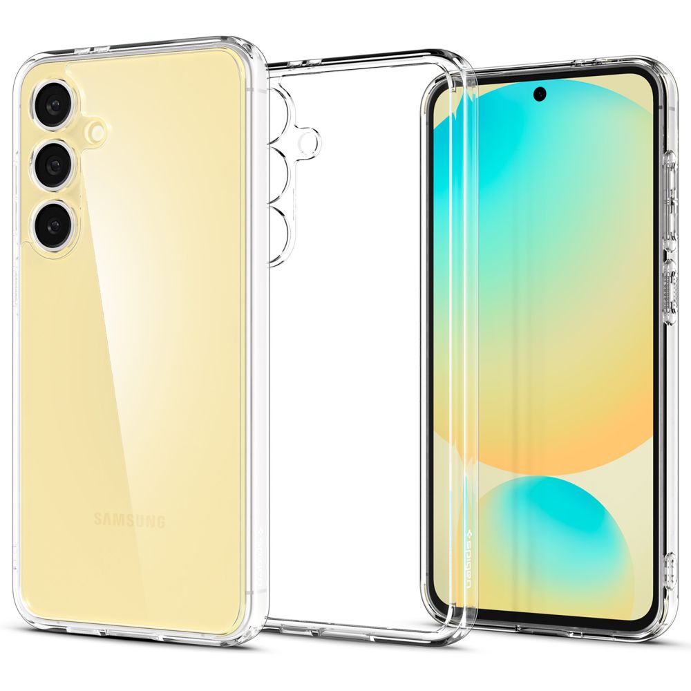 Spigen Samsung Galaxy S24 FE Ultra Hybrid Σκληρή Θήκη με Πλαίσιο Σιλικόνης - Crystal Clear