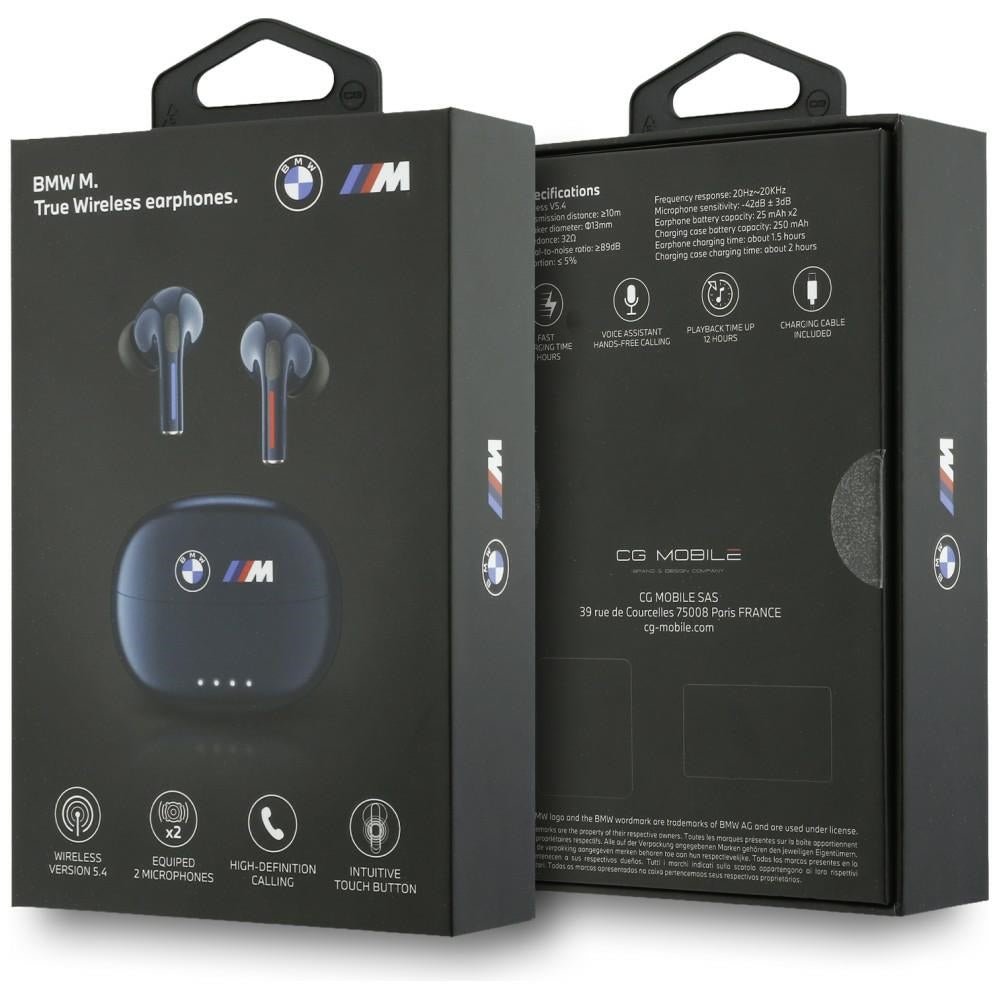 BMW Printed Logo - Bluetooth 5.4 - Ασύρματα ακουστικά για Κλήσεις / Μουσική - Navy Blue