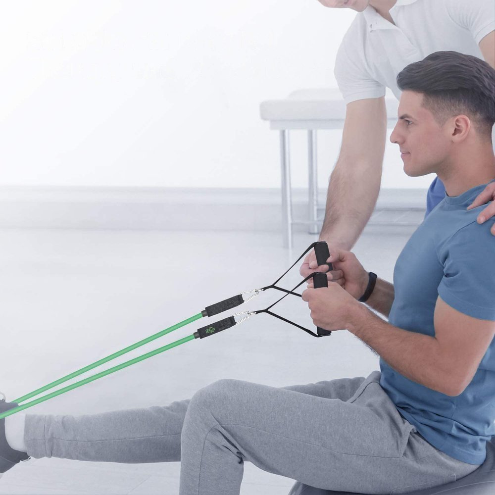 Wozinsky Resistance Bands Σετ 11 τεμαχίων με 5 Λάστιχα Γυμναστικής με χειρολαβή - WRTS5 - 01