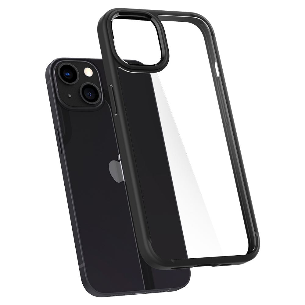 Spigen iPhone 13 Ultra Hybrid Σκληρή Θήκη με Πλαίσιο Σιλικόνης - Matte Black