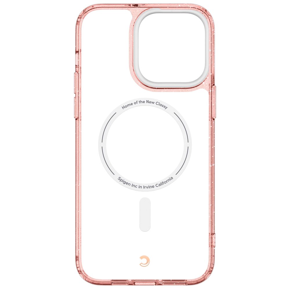 Spigen Cyrill iPhone 14 Pro Shine Mag Θήκη Σιλικόνης με Προστασία Οθόνης και Magsafe - Glitter Rose