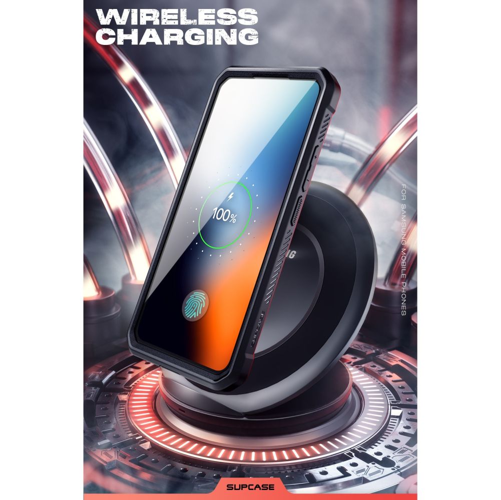 Supcase Samsung Galaxy S23 Ultra Unicorn Beetle Pro 2 Σκληρή Θήκη με Προστασία Οθόνης και Stand - Black