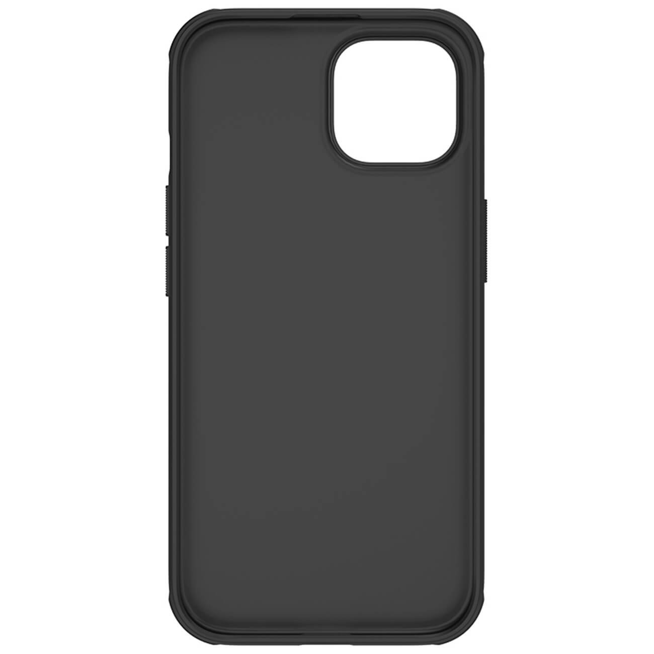 Nillkin iPhone 15 Super Frosted Shield Pro Σκληρή Θήκη με Πλαίσιο Σιλικόνης - Black