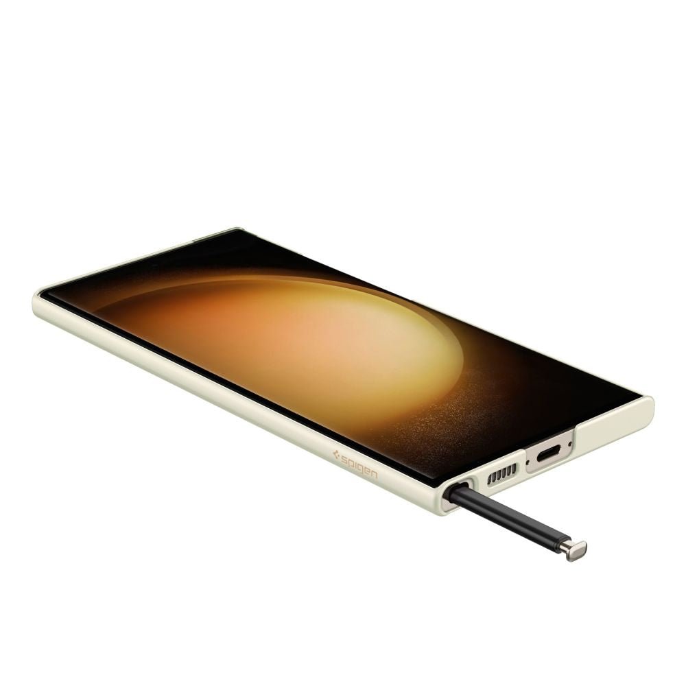 Spigen Samsung Galaxy S23 Ultra AirSkin Λεπτή Θήκη - Shiny Cream