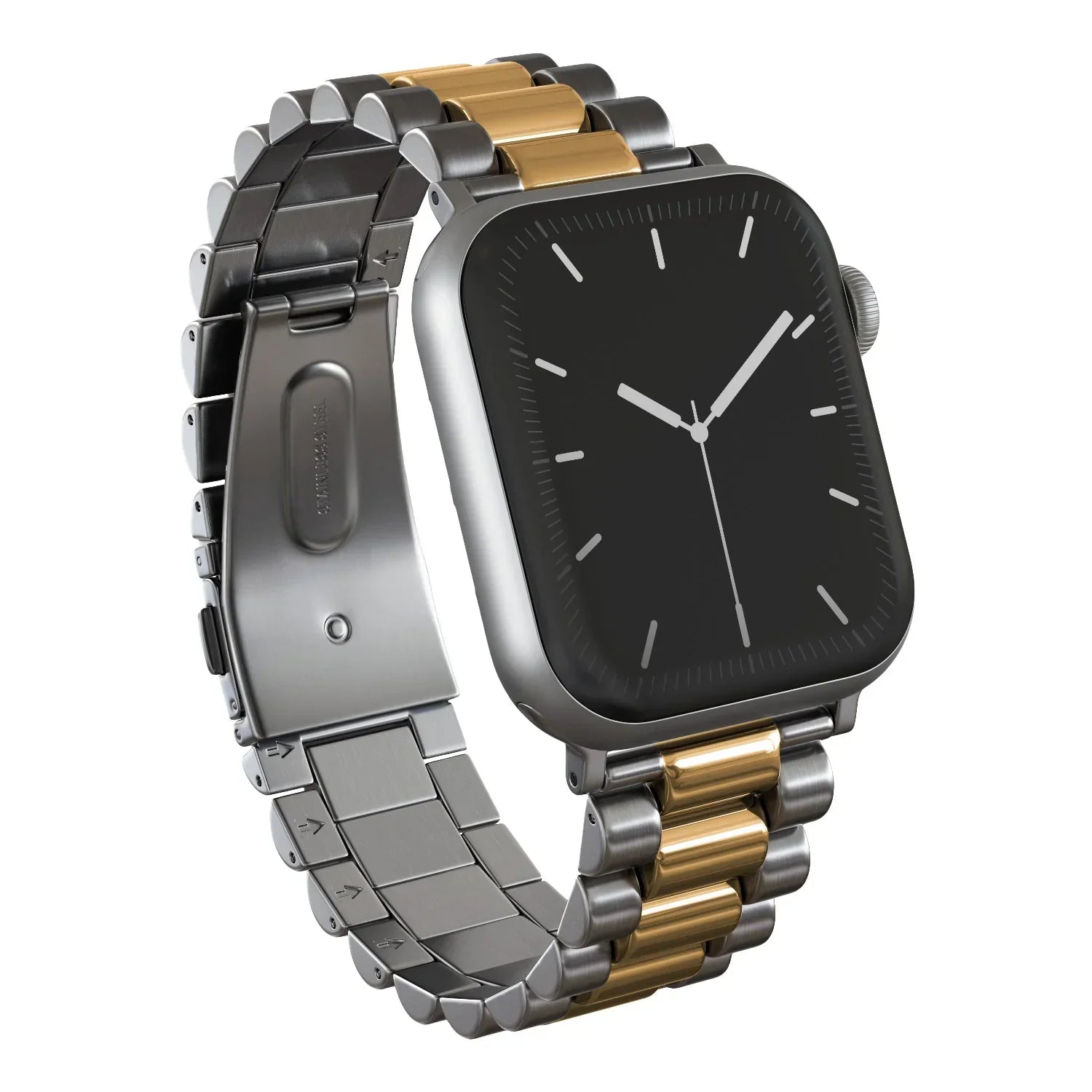Burga Λουράκι Apple Watch 4/5/6/7/8/9/10/11 - SE (1/2/3) - Ultra (1/2/3) – 44/45/46/49mm - All Eyes On Me - Gold / Silver