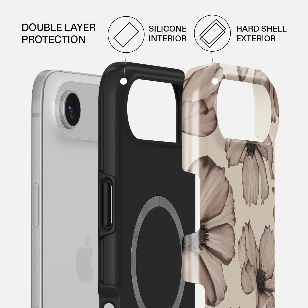 Burga iPhone Air - Fashion Tough MagSafe - Σκληρή Θήκη με MagSafe - Barely Yours