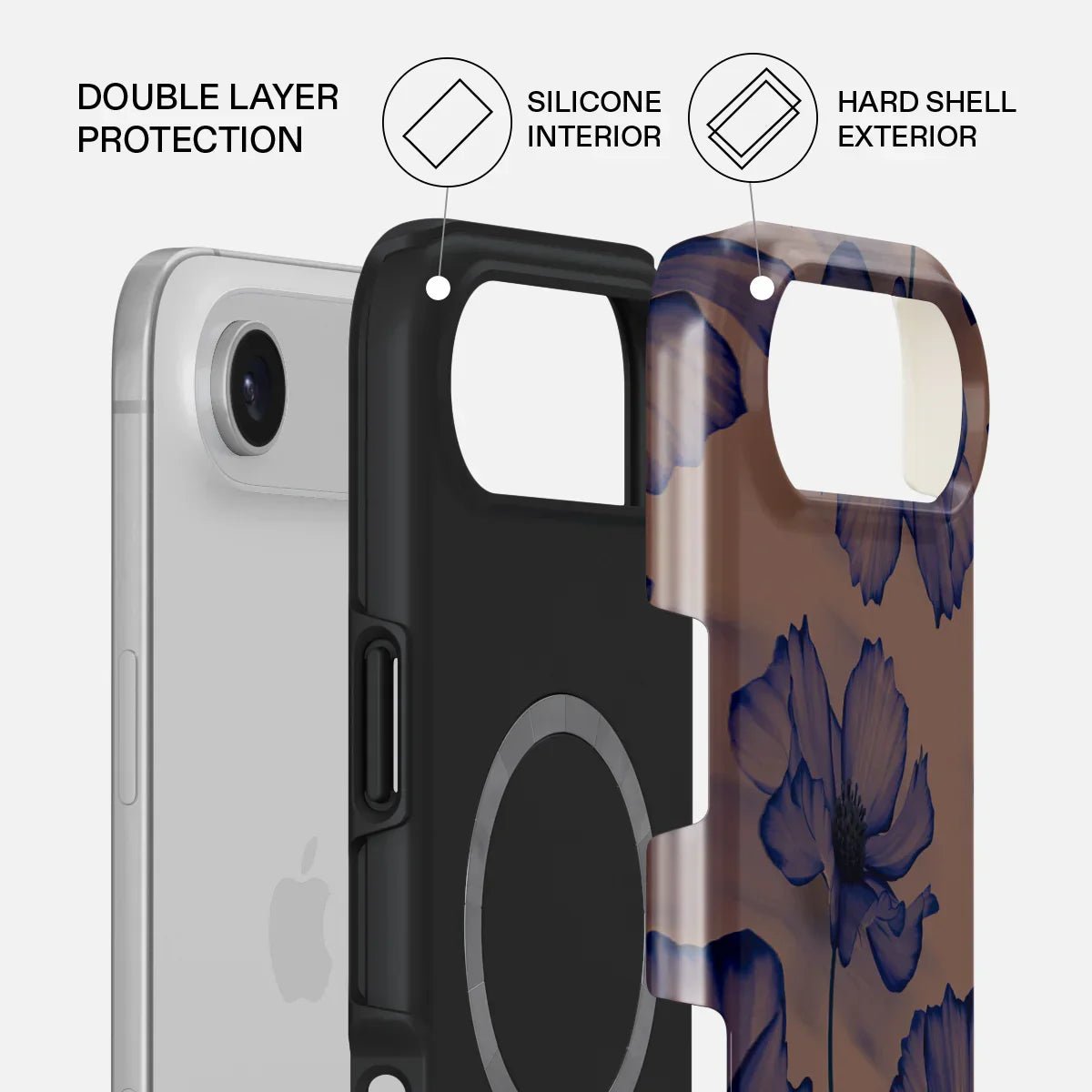 Burga iPhone Air - Fashion Tough MagSafe - Σκληρή Θήκη με MagSafe - Velvet Night