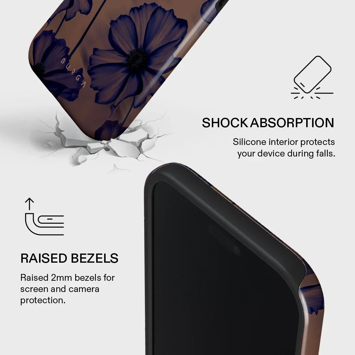 Burga iPhone Air - Fashion Tough MagSafe - Σκληρή Θήκη με MagSafe - Velvet Night