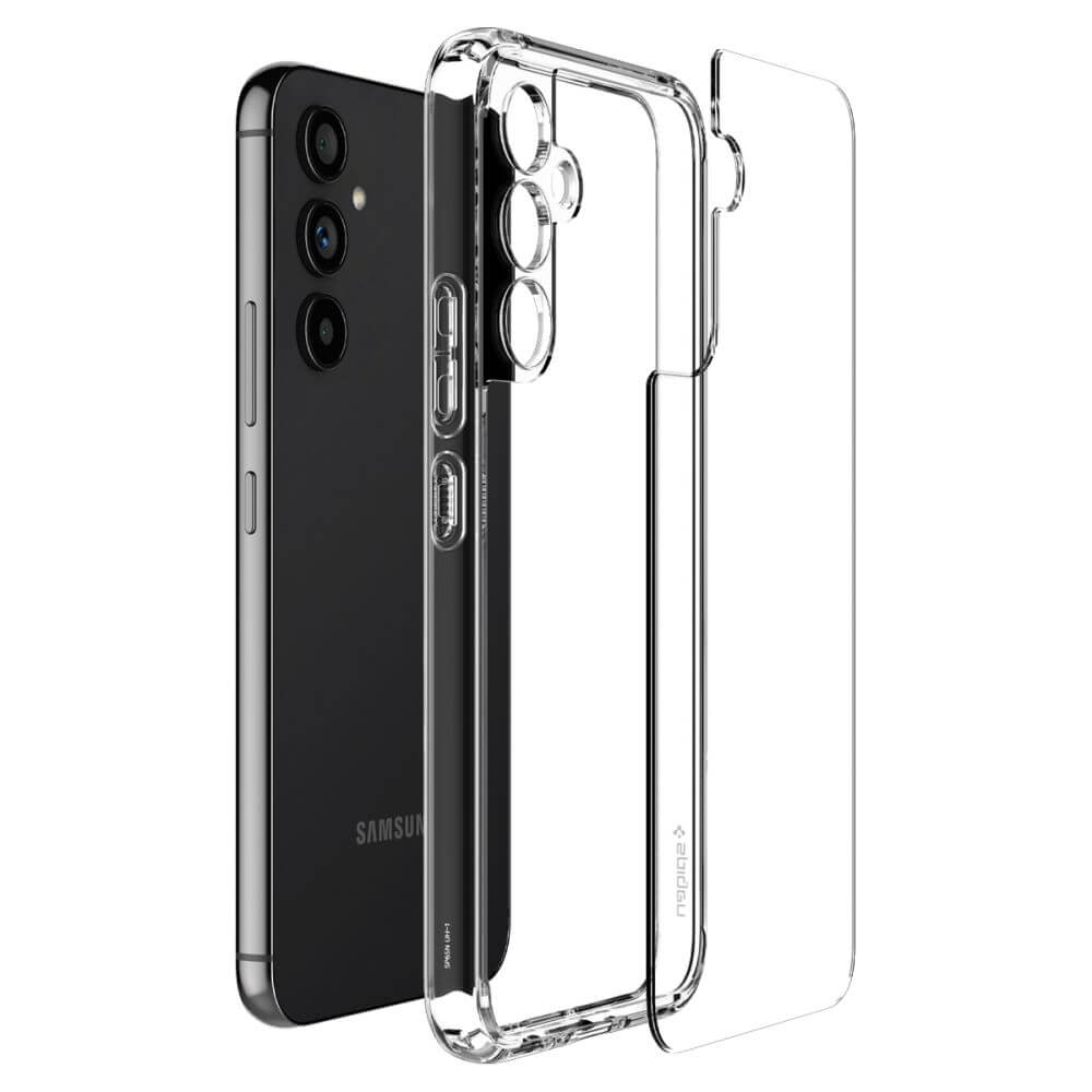 Spigen Samsung Galaxy A54 5G Σκληρή Θήκη με Πλαίσιο Σιλικόνης Ultra Hybrid - Crystal Clear