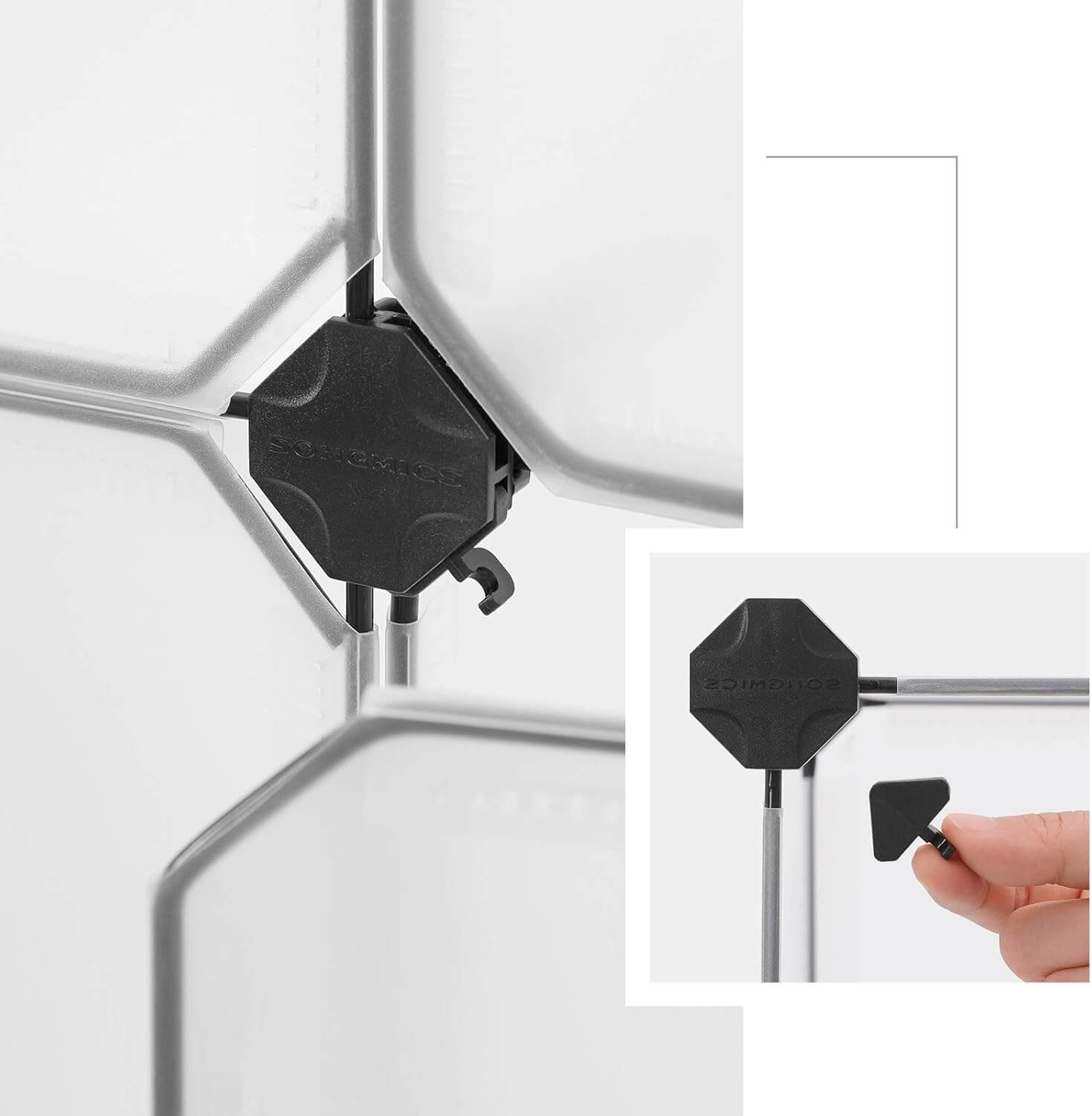 Songmics Σύστημα Αποθήκευσης με 12 Ράφια - White - LPC342W01