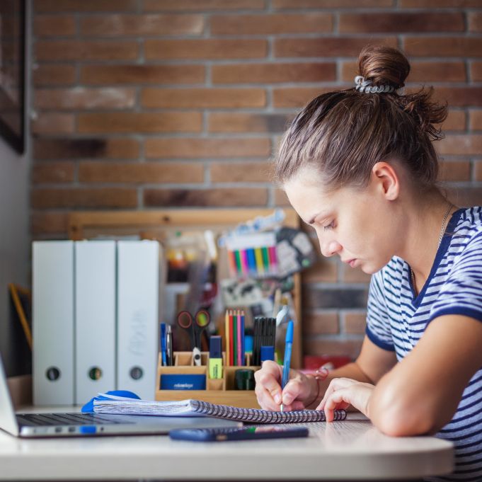 Relaxdays Ξύλινη Βάση Οργάνωσης Γραφείου από Bamboo - Natural - 4052025316136