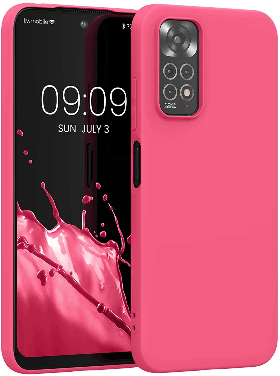 KW Xiaomi Redmi Note 11 / Redmi Note 11S Θήκη Σιλικόνης TPU - Awesome Pink - 57368.238