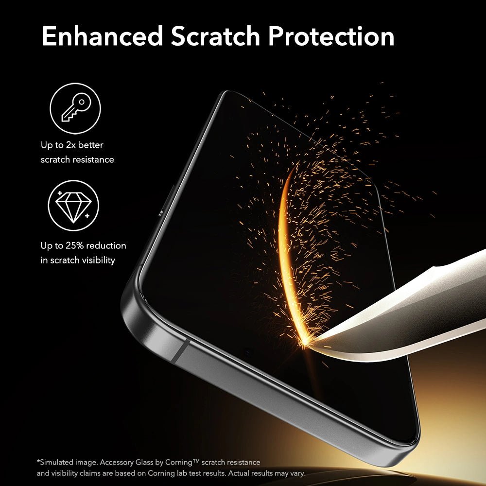 ESR iPhone 16 Pro / iPhone 17 - UltraFit Armorite Pro - Full Screen Αντιχαρακτικό Γυαλί Οθόνης - Black